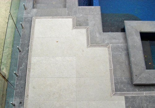 Auswave stainless steel civil drainage — premium commercial precinct specification