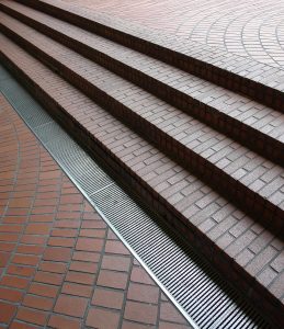 PJ Mould Community Park drainage Yarra Ranges — Auswave Products curved stainless steel drains