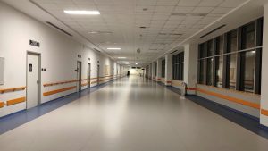 New Footscray Hospital drainage Melbourne — Auswave Products curved stainless steel drains