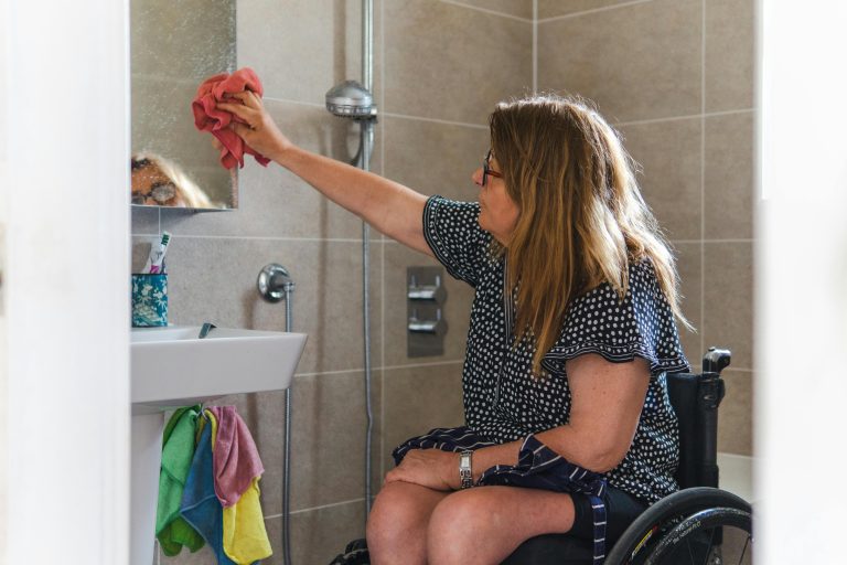 Wahroonga House aged care sump grates — Auswave Products stainless steel bathroom drainage
