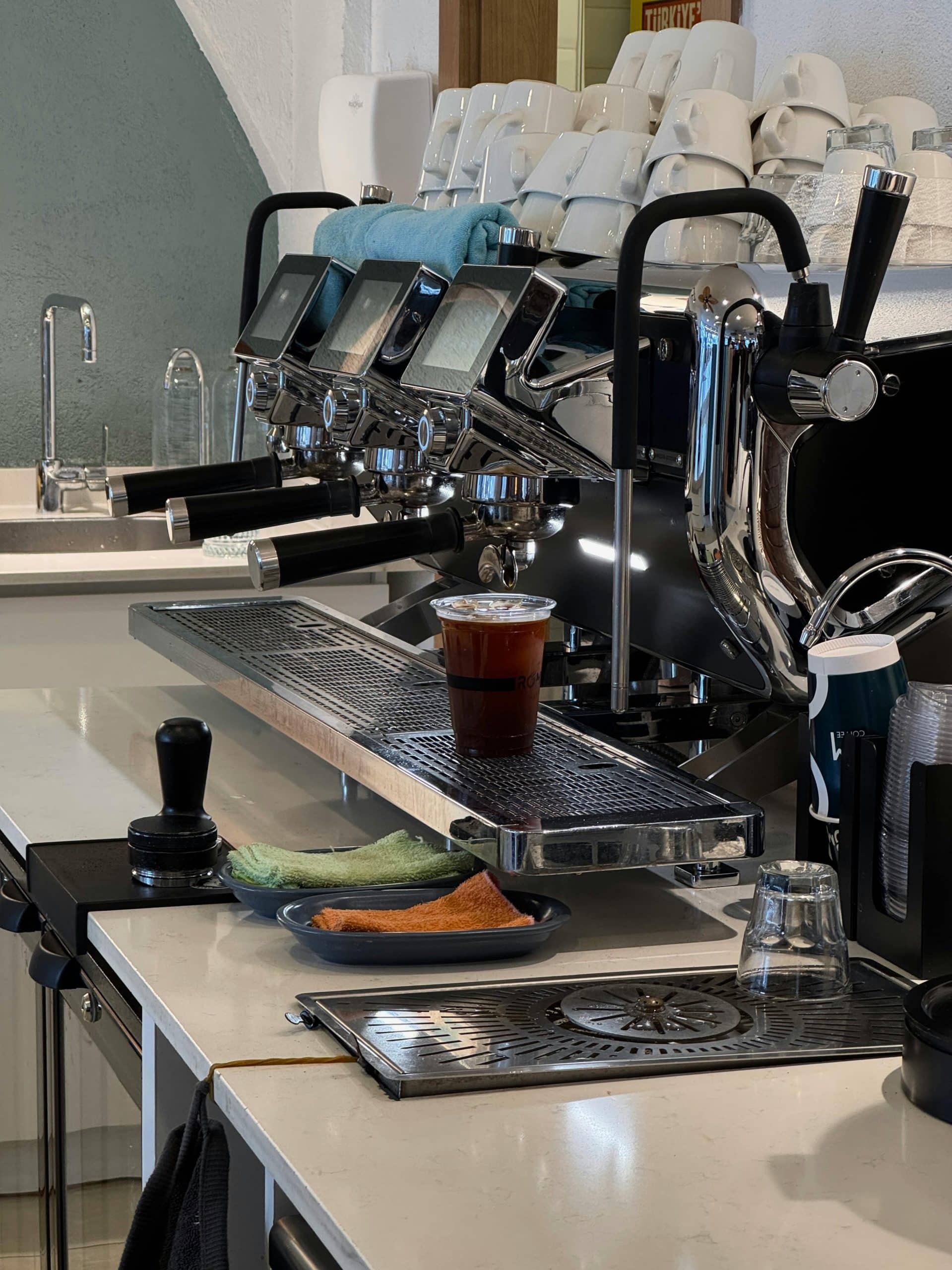 Auswave stainless steel drainage — custom fabricated for hospitality environments