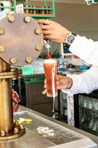 Longueville Hotel bar drip trays — Auswave Products custom stainless steel hospitality drainage